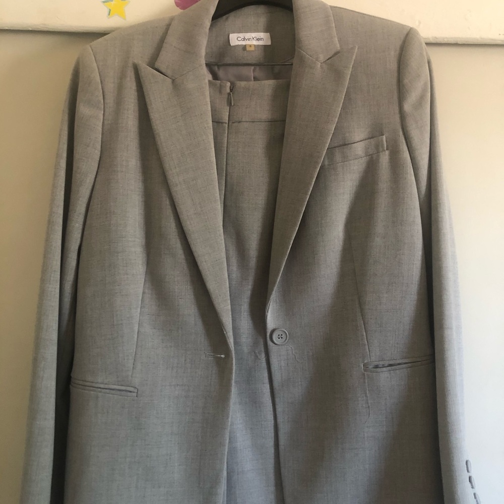 Calvin Klein blazer & skirt